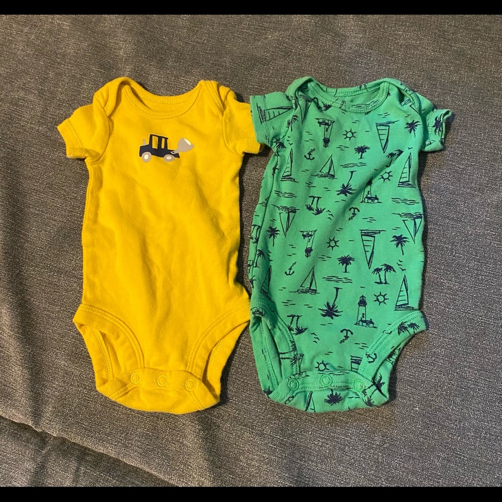Two Carter’s Onesies NB